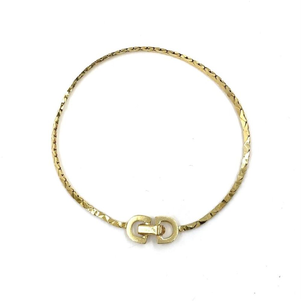 Christian Dior CD Logo Chain Bracelet Gold - Picture 3 of 6